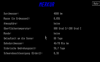 Weltall (Das) atari screenshot